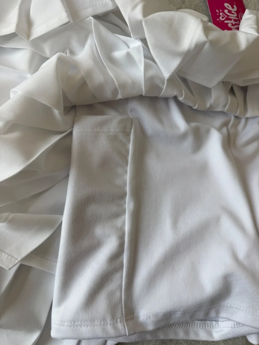 Girls’ White Tennis Skirt w/ Built-in shorts - Justice